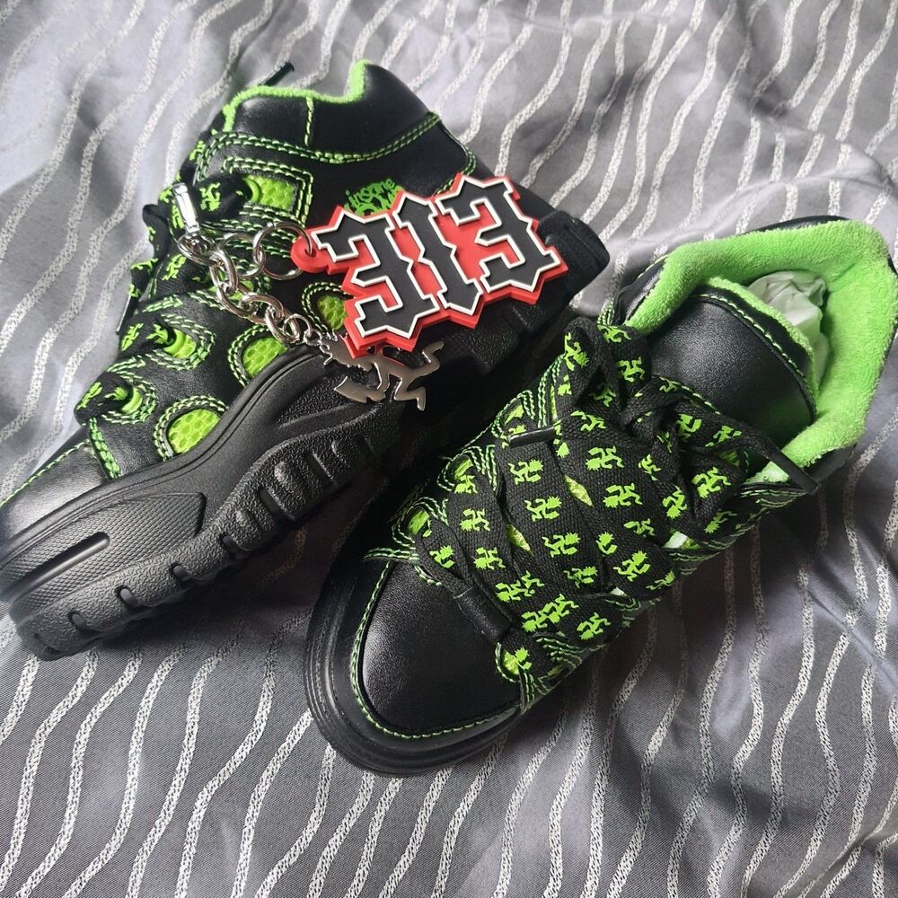 ICP X Dolls Kill Hatchetman Sneakers Sz 6 Insane Clown Posse Platform Rave Shoes